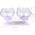 Cat Bowls Pet Feeding Bowl Cat Water Bowl Durable Fall Resistant 15 Degree Tilt Double Cat Food Bowl