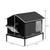 Cat House for Outdoor Puppy Waterproof Fully Insulated Selfwarming Shelter for Stray and Feral Cat Houses Beds for Indoor Cats