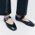 Shoes Women Flats Shallow Mouth Flat Shoes Pointed Toe Loafers Ballerinas New Fall Leopard Retro Dress Shoes Zapatos De Mujer