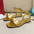 Big Rivet Buckle Decor Sandals For Girls Women Ankle Strap Flat Heel Genuine Leather Outwear Shoes Summer