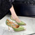 Summer High Heels Women Sandals Fashion Metal Pointed Stiletto Heel Shallow Single Shoes Elegant Ladies Party Dress Shoes