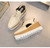 Genuine Leather Buckle Strap Sandals Breathable Sneakers Stars women summer rivets shoes Korean Style Platform Casual Shoes