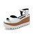 Genuine Leather Buckle Strap Sandals Breathable Sneakers Stars women summer rivets shoes Korean Style Platform Casual Shoes