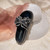 2024 Soft Women's Thick Heel Slippers with Bow Rhinestones Beach Shoes , Casual Lady Sandals New Style Summer Shoes ZA820-2