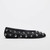 2024 New Rivet Round Head Flat Shoes Luxury Black Leather Sandal Ballet Sandals Silver Ball Metal Hollow Mary Jane Shoes 35-42