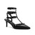 Riveted Pointed Medium High Heel Thin Heel 2023 Spring/Summer Versatile Fashion Liuding Strap Wrapped Head Sandals for Women