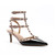 Riveted Pointed Medium High Heel Thin Heel 2023 Spring/Summer Versatile Fashion Liuding Strap Wrapped Head Sandals for Women