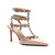 Riveted Pointed Medium High Heel Thin Heel 2023 Spring/Summer Versatile Fashion Liuding Strap Wrapped Head Sandals for Women