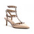 Riveted Pointed Medium High Heel Thin Heel 2023 Spring/Summer Versatile Fashion Liuding Strap Wrapped Head Sandals for Women