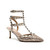Riveted Pointed Medium High Heel Thin Heel 2023 Spring/Summer Versatile Fashion Liuding Strap Wrapped Head Sandals for Women