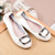 Genuine Leather Women's Flats Slip-On Loafers Moccasins Ballet Style Female Shoes Comfortable Sli-on Shoes Plus Size 41 42