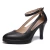 8cm 11cm Size 32-43 Ankle Buckle Red White Wedding Shoes Bride Platform Pumps 2025 Fall Shallow High Heels Shoes Model Party