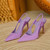 Luxury 2024 Pink Pointed High Heels Women's Slender High Heels Elegant New French Style Headed High Quality Summer Sandals