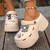Thick Sole Diy Clogs Garden Shoes Women 2024 Summer Soft Chunky Platform Sandals Woman Closed Toe Non-Slip Beach Slides Shoes