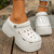 Thick Sole Diy Clogs Garden Shoes Women 2024 Summer Soft Chunky Platform Sandals Woman Closed Toe Non-Slip Beach Slides Shoes
