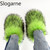 Women's Winter Fuzzy Slippers Plus Size Woman Luxury Furry Faux Raccoon Fur Slippers Warm Cotton Shoes Outdoor Indoor Fur Slides