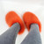 Women's Winter Fuzzy Slippers Plus Size Woman Luxury Furry Faux Raccoon Fur Slippers Warm Cotton Shoes Outdoor Indoor Fur Slides