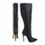 LOSLANDIFEN 2025 Winter Over The Knee Women Boots Leather Sexy High Heels Slip On Shoes Pointed Toe Woman Long Size 35-42