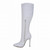 LOSLANDIFEN 2025 Winter Over The Knee Women Boots Leather Sexy High Heels Slip On Shoes Pointed Toe Woman Long Size 35-42