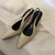 Black Sandals Women Summer New Fashion Women's Sandals Pointed Pumps Women Shoes Office Dress Shoes Sexy Square Heel High Shoes