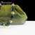 Queena Yan Newest Full of Rhinestone Design Olive Color Lady Sheos and  Metal bead-embellished handbag Set for Parrt Wedding