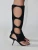 2025 New Luxury Women's Knee-High Boots | Real Horsehair Cut-Out Stiletto Heel & Rear Zipper | Evening Party Club Dress Shoes