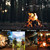 Campfire Tripod for Cooking , Outdoor Fire Pit Stand, Portable Cast Iron Open Camping Tripod Cookware Camping Cooking Equipment