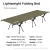 Camping Cot Folding Camping Bed Portable Outdoor Bed Comfortable Sleeping Cots for Adults & Kids Camping, Travel, RV