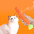 Cat Toy Carrot Sound Pet Products Bite Resistant Paper Rope Scratcher Clean Teeth Interactive Play Cat Carrot Chew Toy for Cat