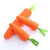 Cat Toy Carrot Sound Pet Products Bite Resistant Paper Rope Scratcher Clean Teeth Interactive Play Cat Carrot Chew Toy for Cat