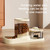 Cat Water Dispenser with Circulating Automatic Flow, Drinking Bowl, Feeding and Watering All-in-One 2-in-1 Pet Device