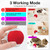 Cat Toys Interactive with 3 Play Modes, Automatic Cat Toys, Electric Moving Ball for Indoor Bored Kitten & Adult Cats