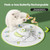 Interactive cat toys, chase game training, automatic teaser, fun simulation, hide and seek, rechargeable, cat toy accessories,