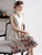 Luxury Women Fashion High Quality Jacquard A Line Ball Gowns Sleeveless Summer Casual Clothing Midi Femme Party Dressses