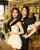 Elegant White Lace Dress With Black Velvet Trim Bow Detail Flirty Feminine Design Perfect For Special Occasions Evening  Wear