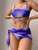 3 Pieces Ombre Lace Up Bikini Swimsuit & Beach Skirt Sexy Swimwear Women 2025 Bathing Swimming Swim Suit Female Summer Beachwear