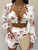 Three Pieces Swimwear Sexy Beachwear 2024 New Bathing Suit Shorts Cover Up Summer High Waist Bikini Set Print Women's Swimsuit