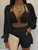Three Pieces Swimwear Sexy Beachwear 2024 New Bathing Suit Shorts Cover Up Summer High Waist Bikini Set Print Women's Swimsuit