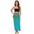 Women’s Boho Maxi Wrap Long Skirt Tie Up Beach Cover Up Dress Vintage Bohemian Adjustable High Waisted Holiday Rayon Dress