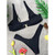 Sexy Backless Bikini Set Swimwear Women Solid Split Bathing Suit Bikini Push Up Summer 2025 New Beach Vacation Two Piece Sets