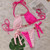 New Bikinis Swimsuit With Rhinestones Swimwear Female Push Up Bikini Summer Beachwear Swimming Bathing Suits Women Bather 2025