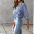 Women's Shirt Casual Loose Striped Long Sleeve Shirts For Women's Spring Autumn 2025 New