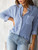 Women's Shirt Casual Loose Striped Long Sleeve Shirts For Women's Spring Autumn 2025 New