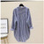 Striped Shirt Women Shirts Summer Autumn Fashion Female Office Lady Loose Blouse Long Sleeve Sun Protection Tops Casual Shirts