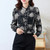 Shirts for Women in Spring Autumn New Style Printed Satin Stylish Slim Fashion Commuting Simple