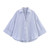 MUJER Women's Shirts Striped Oversize Shirts for Women Wide Sleeve Casual Shirts and Blouses Woman White Summer Loose Tops Woman