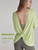 Women's Tops New Autumn Yoga Cover-up Loose Back Beauty Leisure Sports Fitness Top Light Breathable Long Sleeves Tee