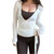 Women Yoga Wrap Tie Tops Y2k Solid Long Sleeve Slim Fit Crop Tops Ballet Workout Yoga T-Shirts Tees Coquette Sweet Chic Tops