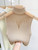 Mesh Knitted Top Women Y2K Tank Top Half Neck Vest Female Sleeveless Sweater Chic Cut Out Streetwear Solid Skinny Tube Top