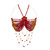 Women Tops Beaded Camisole Vest Bikini Bra Top Body Exaggerated Pearl Neck Bustier Beachwear Lingerie Woman's Club Rave